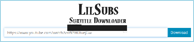 Download Sub trên Youtube bằng Lilsubs 1
