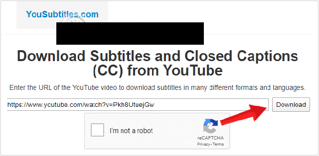 Tải phụ đề video YouTube trên You Subtitles 1