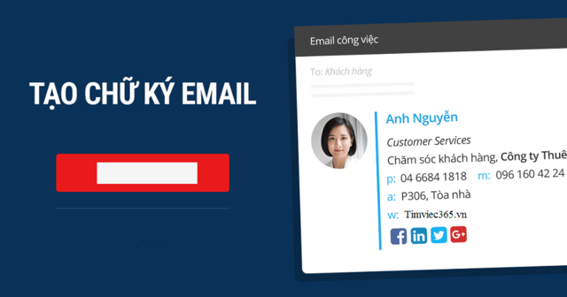 Tại sao nên tạo chữ ký trong email