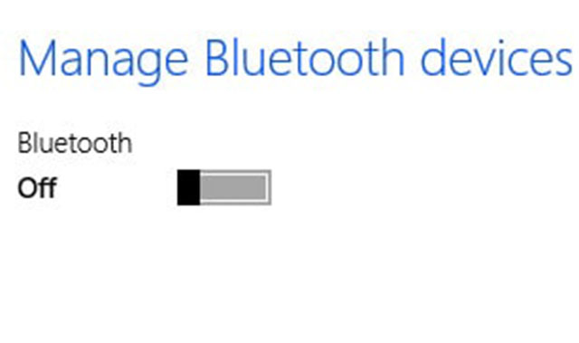 tắt bluetooth trên win 8 2