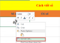 viết số mũ trong excel và word 1