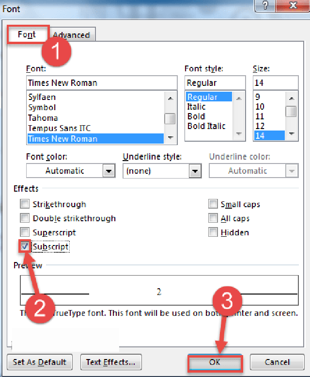 viết số mũ trong excel và word 10