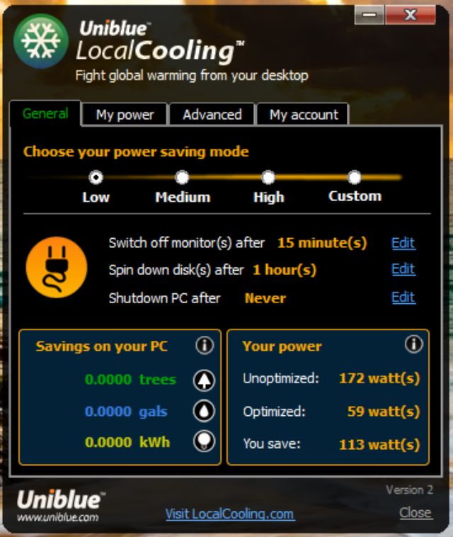 Phần mềm LocalCooling