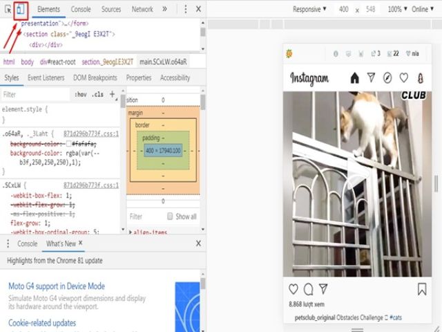 Đăng video lên kênh instagram bằng máy tính qua trình duyệt cốc cốc và Chrome 