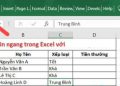 Hướng dẫn in ngang với excel 2013 và 2016