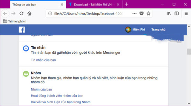 xem lại tin nhắn đã xóa trên Messenger 14