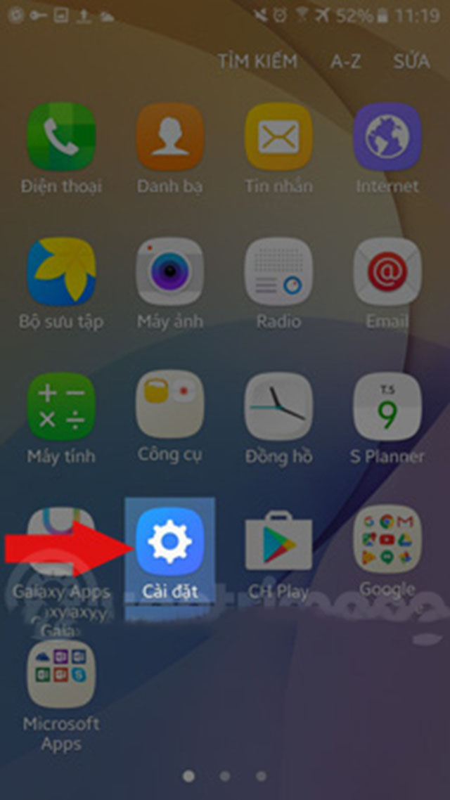 cài đặt android 1