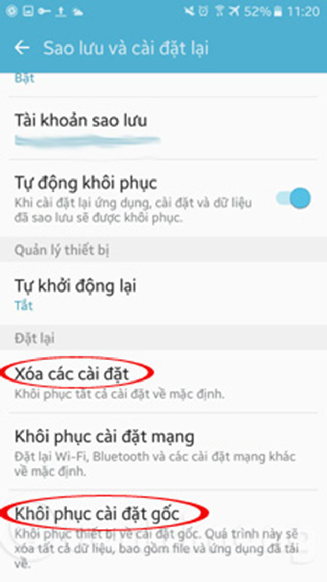 cài đặt android 3