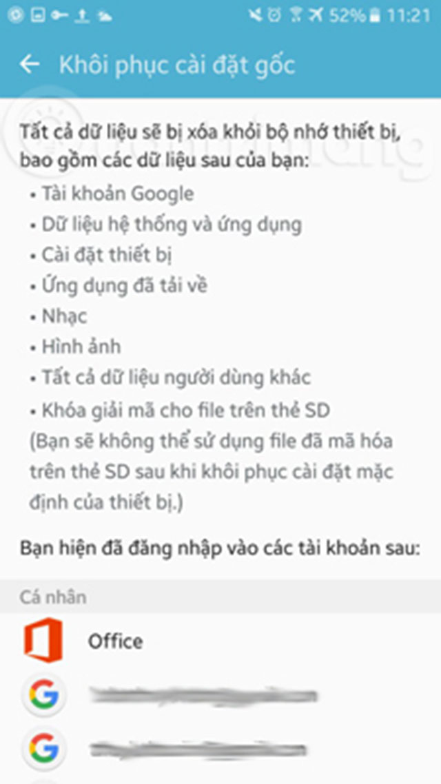 cài đặt android 5