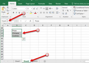danh sách thả xuống trong excel 1