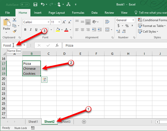 danh sách thả xuống trong excel 1