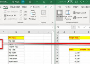 mở 2 sheet cùng lúc 3