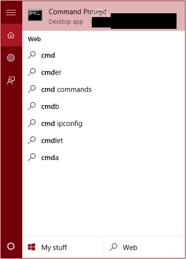 Sử dụng Command Prompt 3