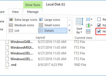 Sử dụng thanh thực đơn trong File Explorer