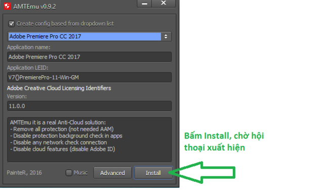 bước 10 cài đặt Adobe Premiere Pro CC 2017 