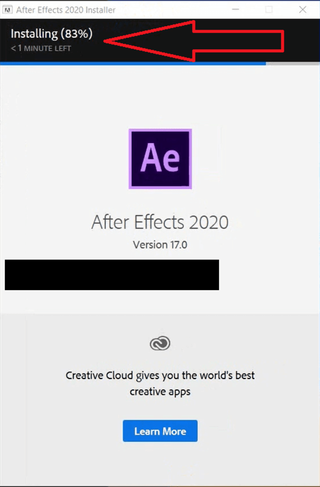 cài đặt After Effects CC 2020 5