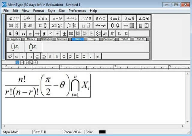 phần mềm MathType full