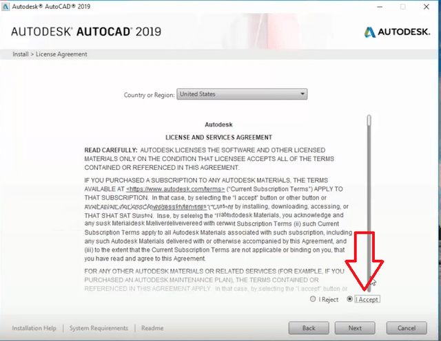 cài đặt AutoCAD 2019 3