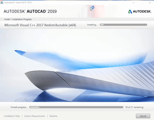 cài đặt AutoCAD 2019