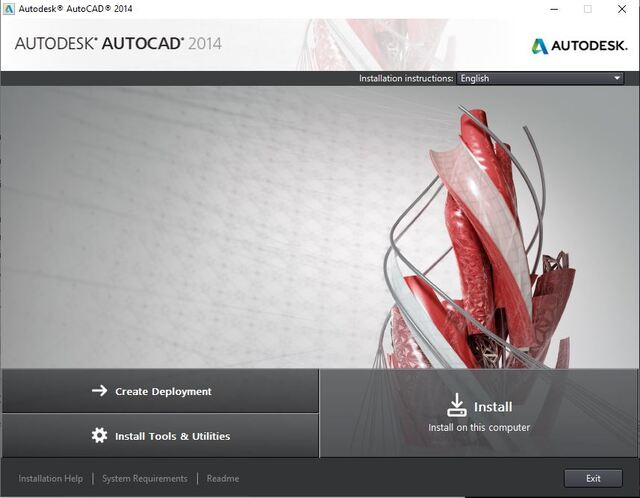 cài đặt Autocad 2014 full crack 1