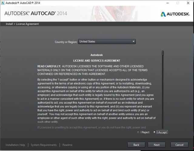 cài đặt Autocad 2014 full crack 2