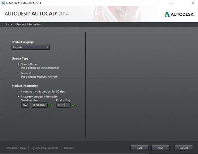 cài đặt Autocad 2014 full crack 3