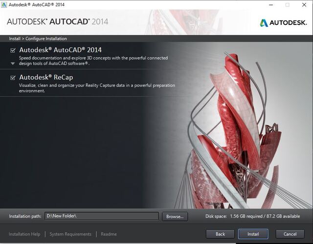 cài đặt Autocad 2014 full crack 4