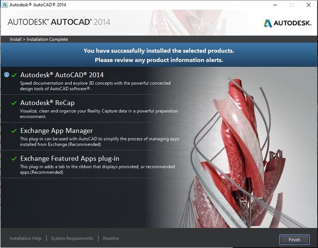 cài đặt Autocad 2014 full crack 5