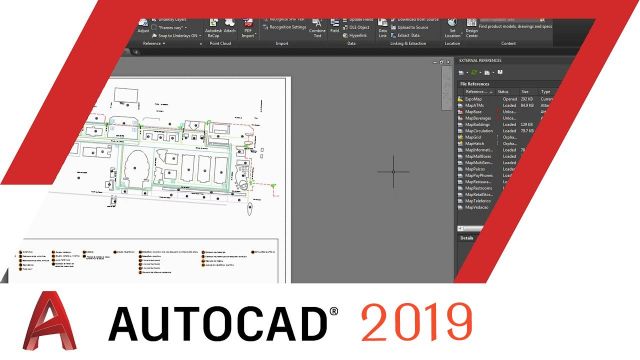 Giao diện AutoCAD 2019 