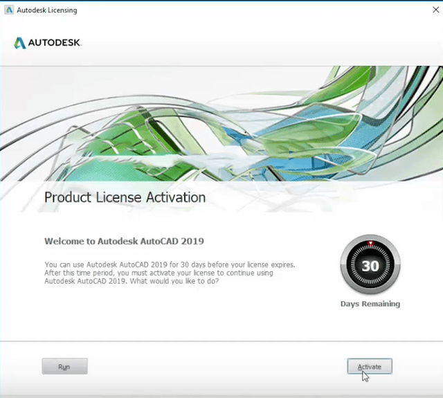 Kích hoạt AutoCAD 2019 8
