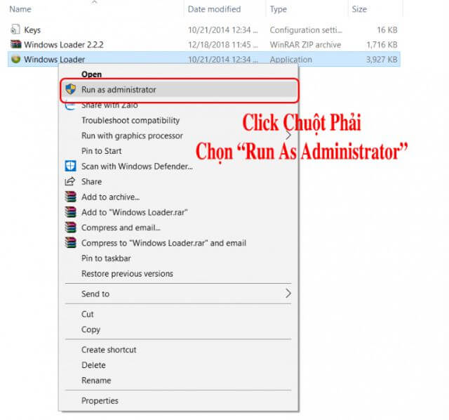 cài đặt Windows Loader 2.2.2 nhanh nhất