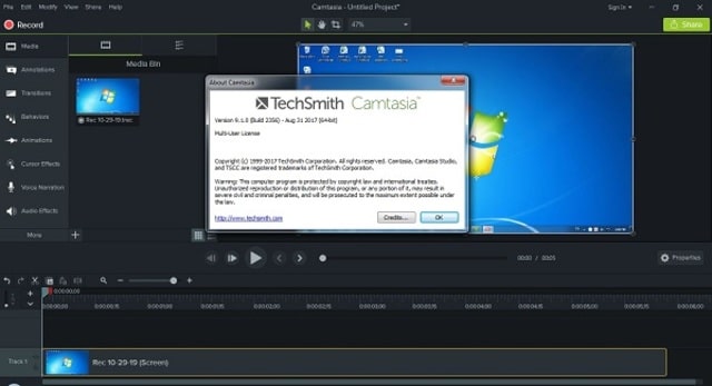 tính năng phần mềm camtasia 9