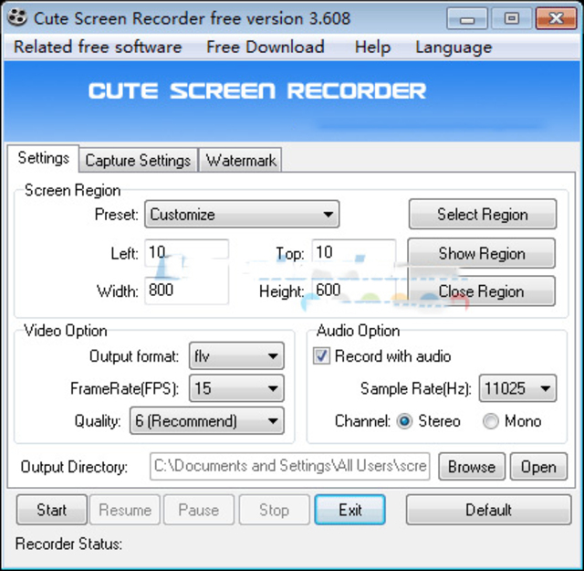 Cute Screen Recorder 