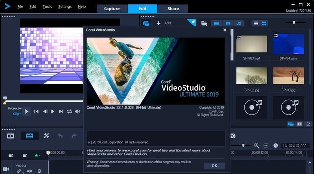 Giới thiệu về Corel videostudio