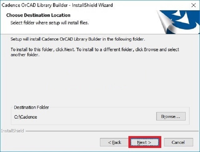 Cài Orcad Library Builder bước 3