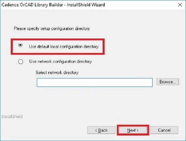 Cài Orcad Library Builder bước 6