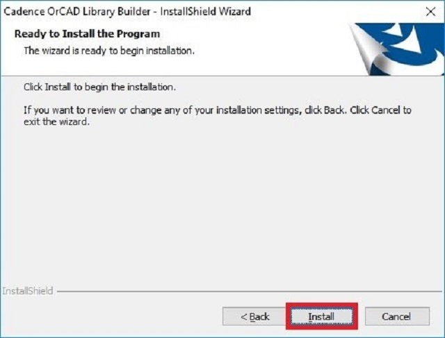 Cài Orcad Library Builder bước 7