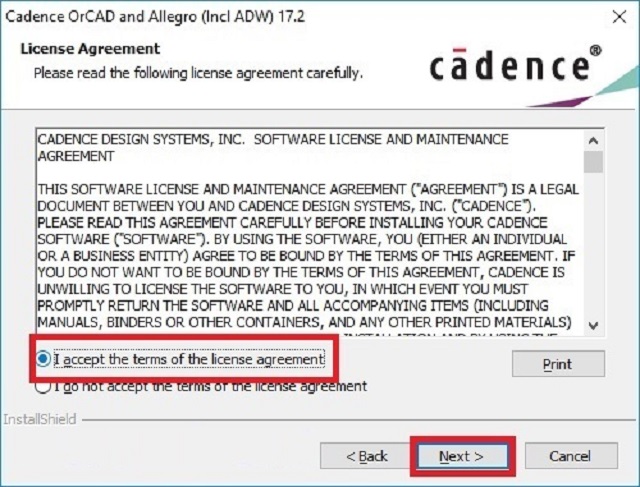 Cài cadence SPB 17.2-2016 bước 2