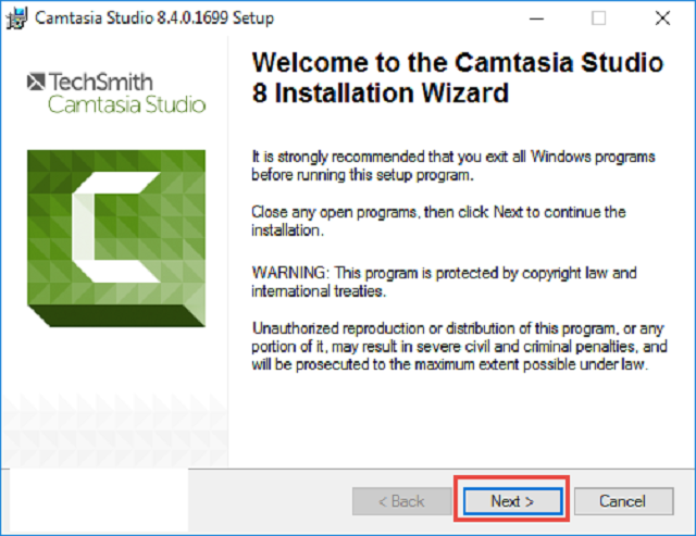 cài đặt Camtasia 8.4 full 3