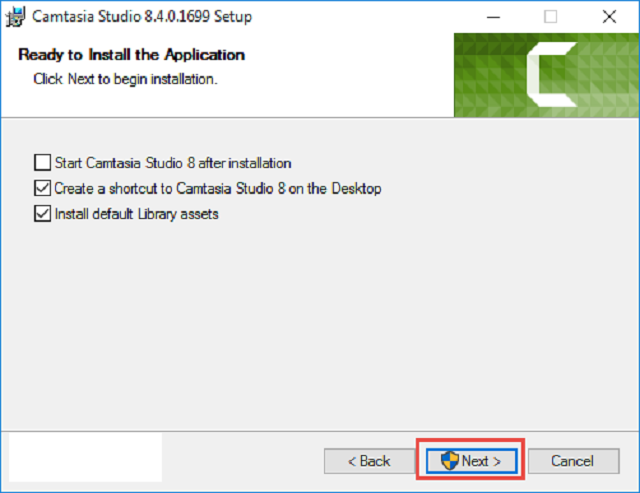 cài đặt Camtasia 8.4 full 7