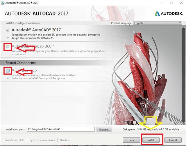 cài đặt AutoCAD 2017-7