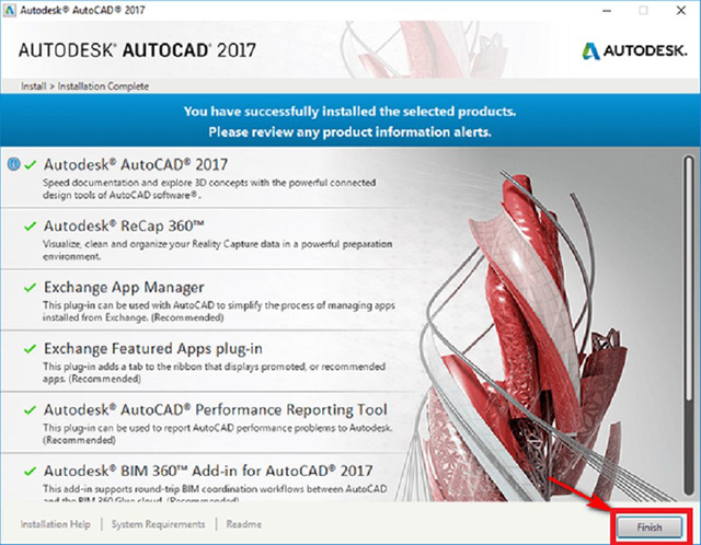 cài đặt AutoCAD 2017-9