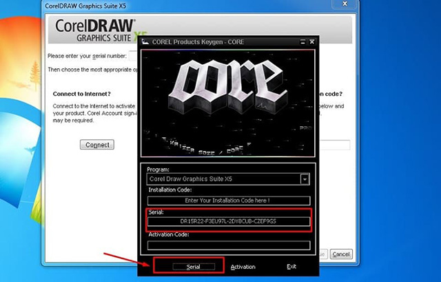 Cách cài đặt phần mềm Corel x5 full crack 10