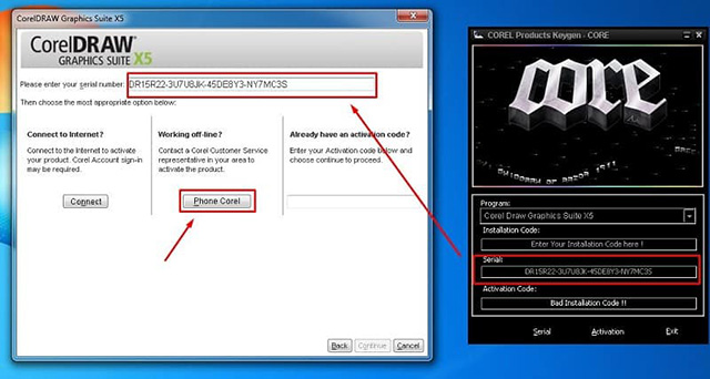 Cách cài đặt phần mềm Corel x5 full crack 11