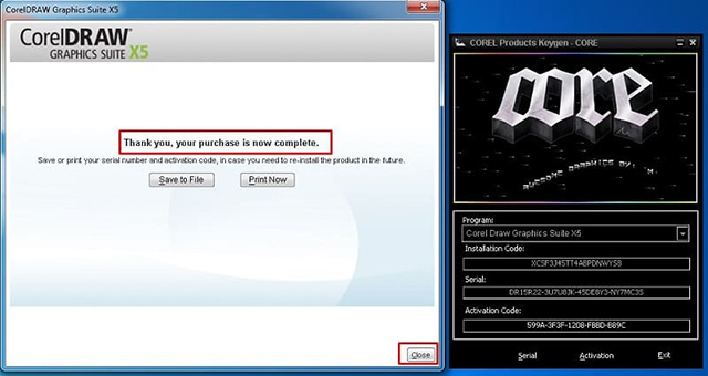 Cách cài đặt phần mềm Corel x5 full crack 13