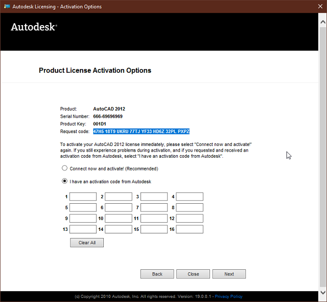 cài đặt AutoCAD 2012 10