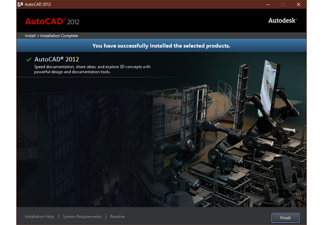 cài đặt AutoCAD 2012 5