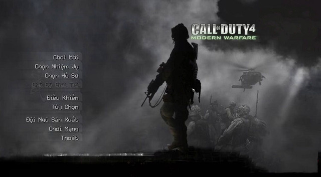 cài đặt game Call Of Duty 4 2