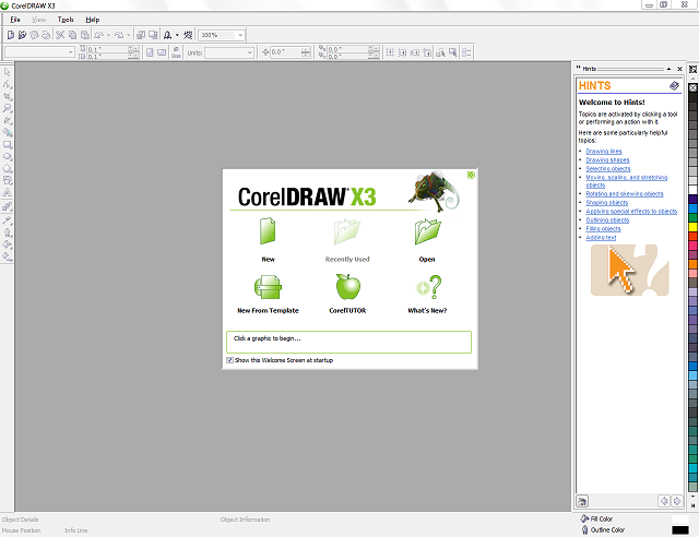 đặc điểm của phần mềm Corel Draw X3