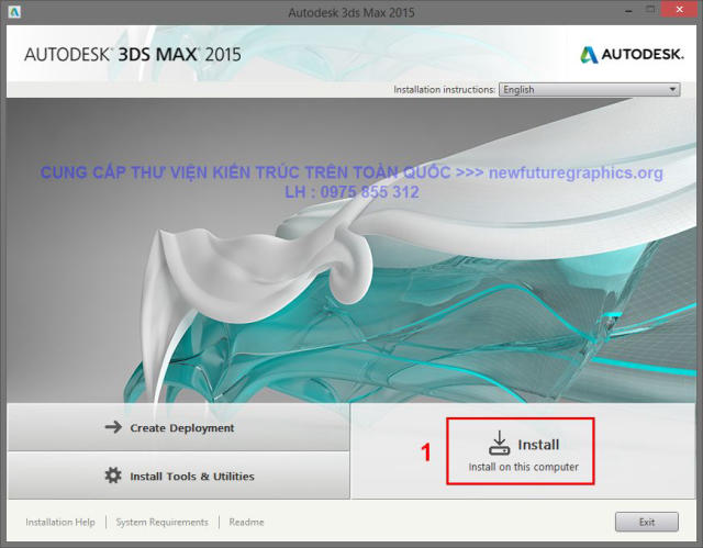 Hướng dẫn cài đặt 3DS Max 2015-1